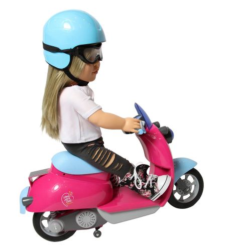 Dreamhearts Motor Cycle With Helmet & Goggles