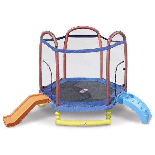 LITTLE TIKES - 7FT CLIMB & SLIDE TRAMPOLINE