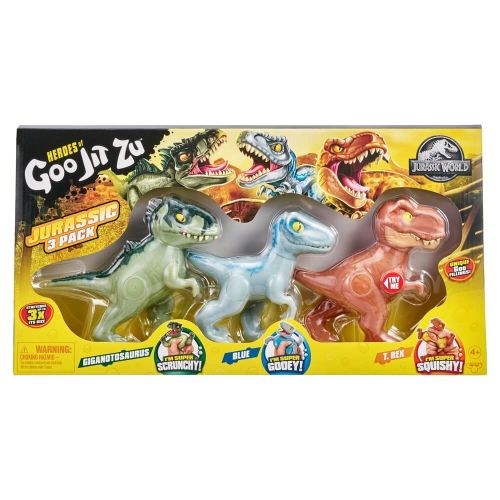 Hero Goo Jit Zu Ultra Jurassic World Pack Of 3