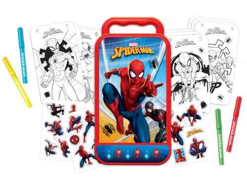 Spiderman Roll and Go Coloring