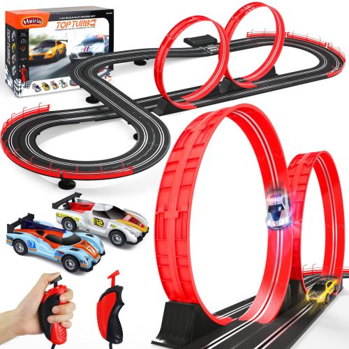 High Speed Racing Track System With 2 Car B/O