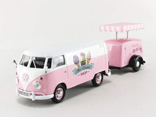 1:24 VOLKSWAGEN TYPE 2 (T1) TRAILER SET DELIVERY VAN + RE