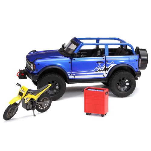 New Bright Fw Heaby Metal Playset With Trailer