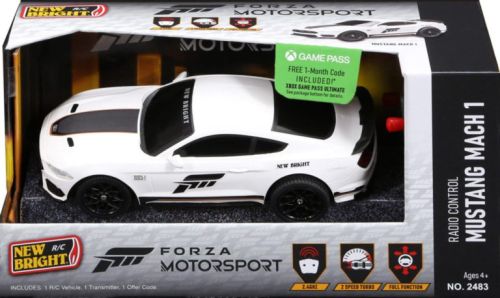 New Bright 1:24 Forza Bugatti & Mustang