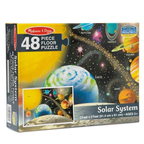 MELISSA & DOUG - SOLAR SYSTEM FLOOR PUZZLE, 48 PIECES