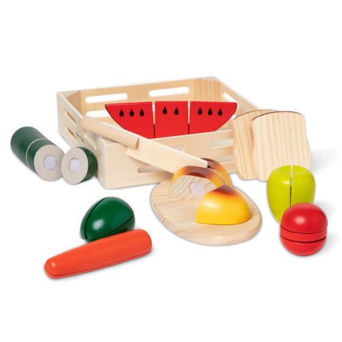 MELISSA & DOUG - WOODEN CUTTING FOOD