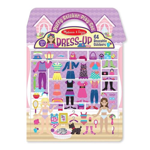 MELISSA & DOUG - PUFFY STICKER PLAY SET DRESS UP, 76 STICKERS