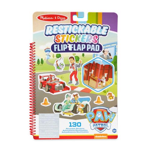 MELISSA & DOUG - PAW PATROL REUSABLE STICKER PAD, CLASSIC MISSIONS