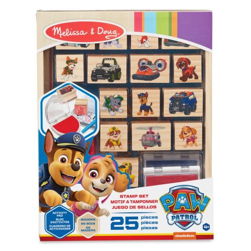 MELISSA & DOUG - PAW PATROL WOODEN ACTIVITY STAMP SET