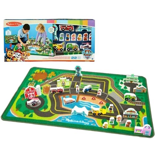 MELISSA & DOUG - DELUXE ROAD RUG PLAYSET, 22 PIECES