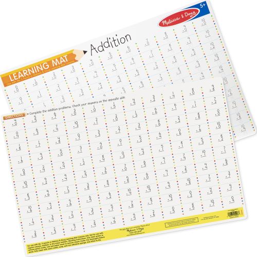 MELISSA & DOUG - ADDITION WRITE-A-MAT BUNDLE OF 6