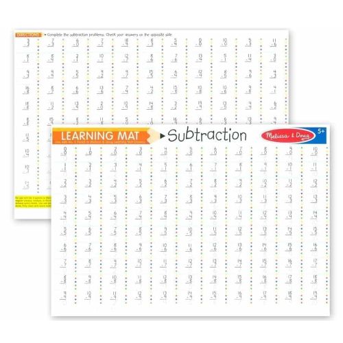 MELISSA & DOUG - SUBTRACTION PROBLEMS WRITE-A-MAT