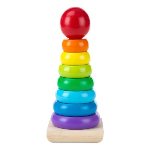 MELISSA & DOUG - WOODEN RAINBOW STACKER CLASSIC TOY