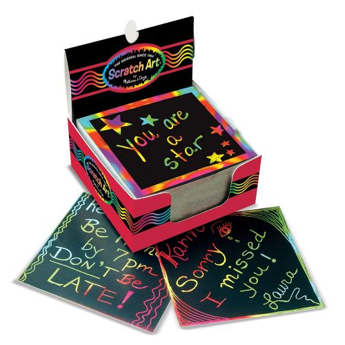 MELISSA & DOUG - SCRATCH ART RAINBOW MINI NOTES