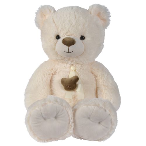 NICOTOY - CREAM RIBBON BEAR PLUSH TOY, 85 CM