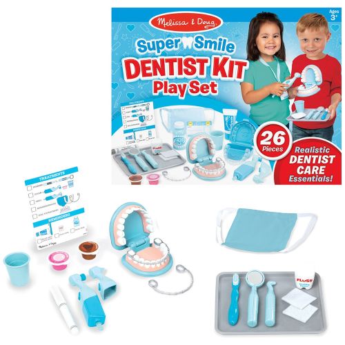 MELISSA & DOUG - SUPER SMILE DENTIST PLAYSET, 25 PIECES