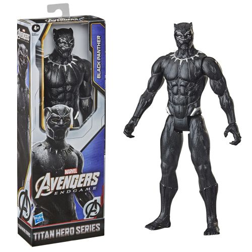 MARVEL AVENGERS ENDGAME TITAN HERO SERIES BLACK PANTHER 12-INCH