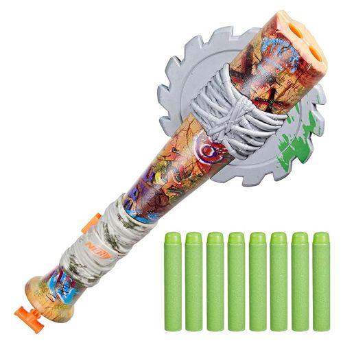 NERF - ZOMBIE STRIKE OUT DART BLASTER WITH 8 DARTS