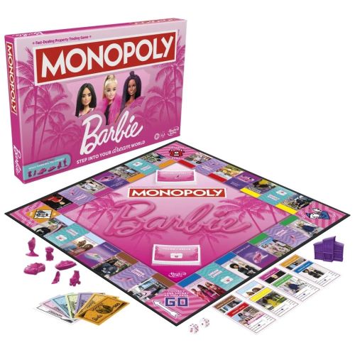 HASBRO - MONOPOLY BARBIE EDITION BOARD GAME