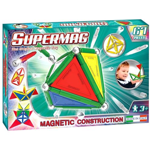 SUPERMAG - TAGS PRIMARY MAGNETIC CONSTRUCTIONS SET, 67 PCS