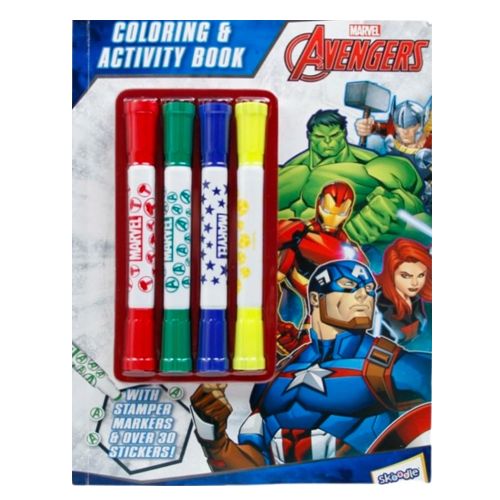 SKOODLE - MARVEL AVENGERS STAMPER MARKER ACTIVITY BOOK