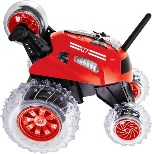 Toy Rc Monster Spinning Car Red