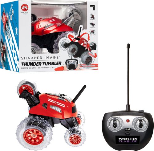 Toy Rc Monster Spinning Car Red