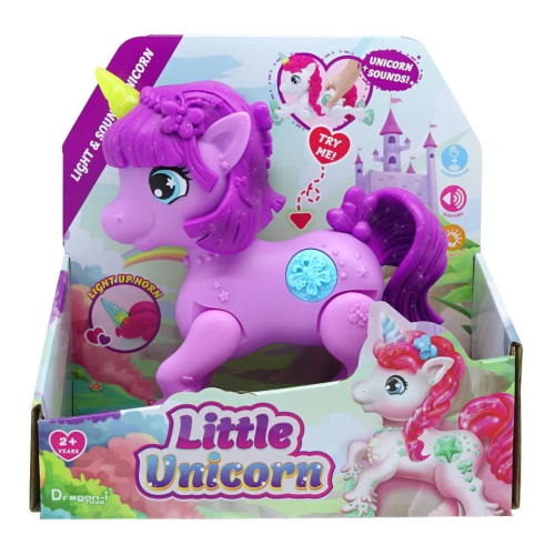 New Little Unicorn Light And Sounds Unicorns Assorted