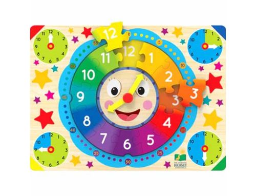 Lift & Learn Clock Puzzle