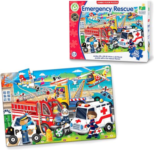 Jumbo Floor Puzzles- Emergency Rescue