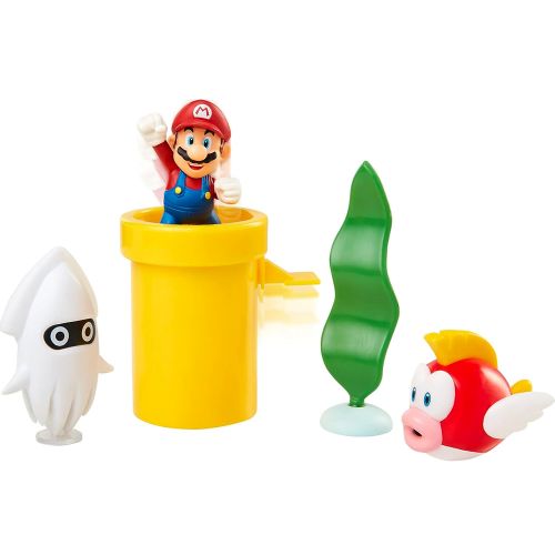 NINTENDO - SUPER MARIO UNDERWATER DIORAMA PLAYSET