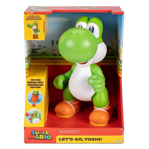 NINTENDO - SUPER MARIO LETS GO YOSHI FIGURE 36CM