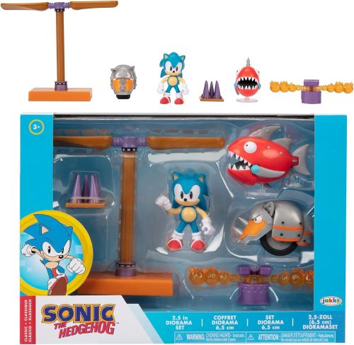 Sonic 2.5" Flying Battery Zone Diorama Set Wave #2