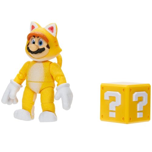 NINTENDO - SUPER MARIO MOVIE CAT MARIO FIGURE, 5 INCH