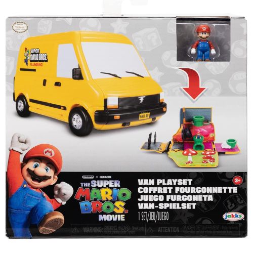 NINTENDO - SUPER MARIO MOVIE MINI WORLD VAN PLAYSET