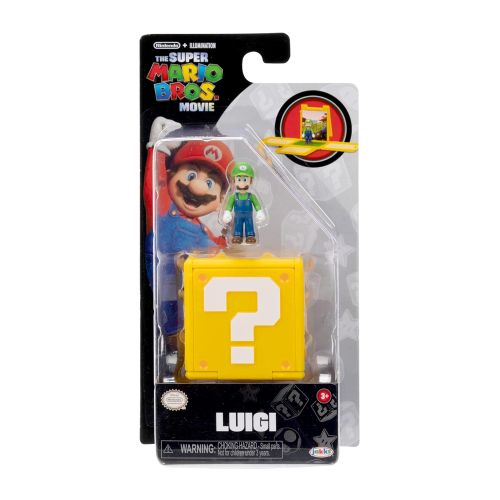 NINTENDO - SUPER MARIO BROS MOVIE LUGI MINI FIGURE, 1.25 INCH