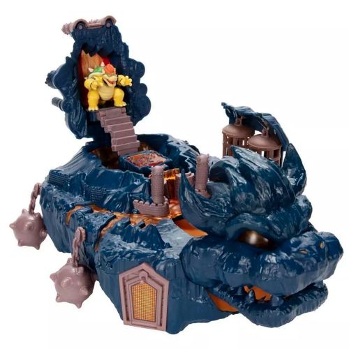 NINTENDO - SUPER MARIO MOVIE BOWSER ISLAND CASTLE PLAYSET