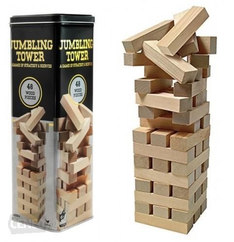 Game Jumbling Towers Wood in Tin