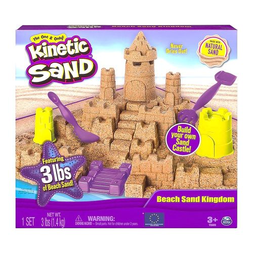 KINETIC SAND - BEACH SAND KINGDOM PLAYSET, 1.4KG