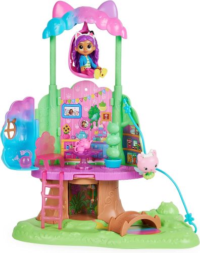 Gabbys DH Kitty Fairys Garden Treehouse Playset