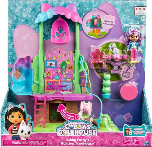 GABBYS DH KITTY FAIRYS GARDEN TREEHOUSE PLAYSET