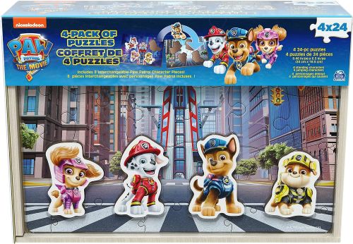 Puzzle Wood Paw Patrol Movie Scene 24pc