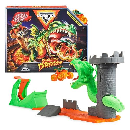 MONSTER JAM - - DUELING DRAGON MONSTER TRUCK STUNT PLAYSET