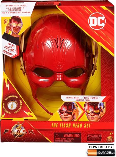 DC COMIC - FLASH HERO MASK & RING WITH LIGHTS & SOUNDS