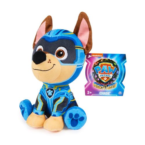 PAW PATROL - THE MIGHTY MOVIE PLUSH ASSORTED, 12CM