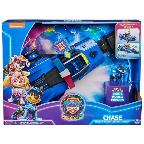 PAW PATROL - THE MIGHTY MOVIE, CHASE TRANSFORMING CRUISER