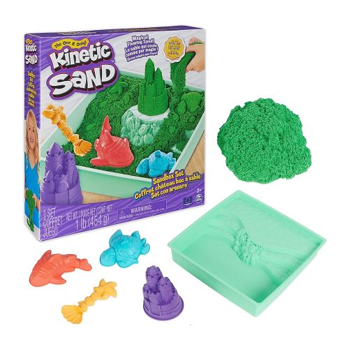 KINETIC SAND - SANDBOX SET, 454G GREEN