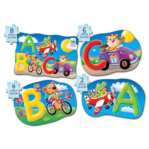 My First Puzzle Sets 4-In-A-Box Puzzles- Abc
