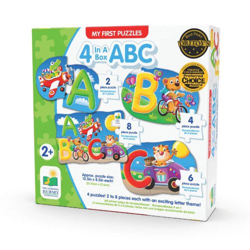 My First Puzzle Sets 4-In-A-Box Puzzles- Abc