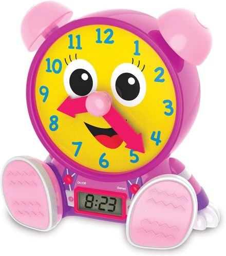 Telly Jr. Teaching Time Clock (Pink)